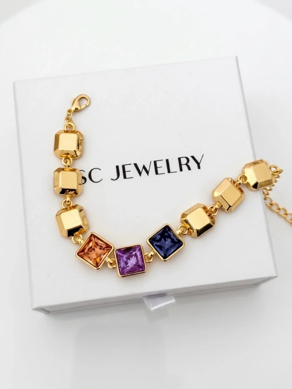 EXCLUSIVE LIMITED EDITION: French Collection Austrian Crystal Bracelet 14K Gold